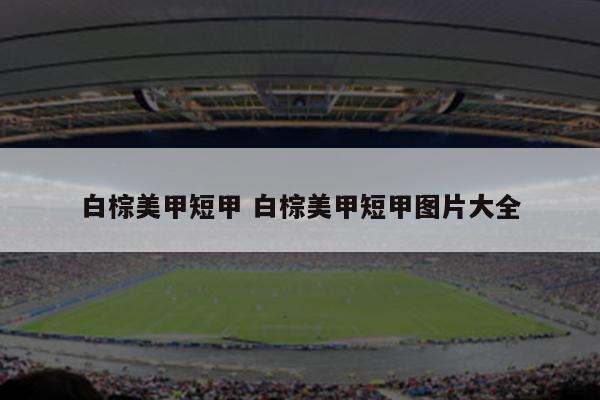 白棕美甲短甲 白棕美甲短甲图片大全