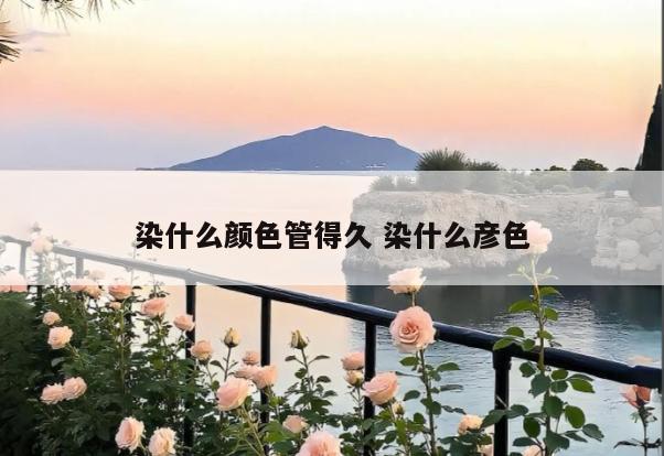 染什么颜色管得久 染什么彦色